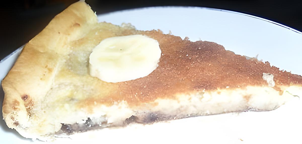 recette Tarte nutella banane coco