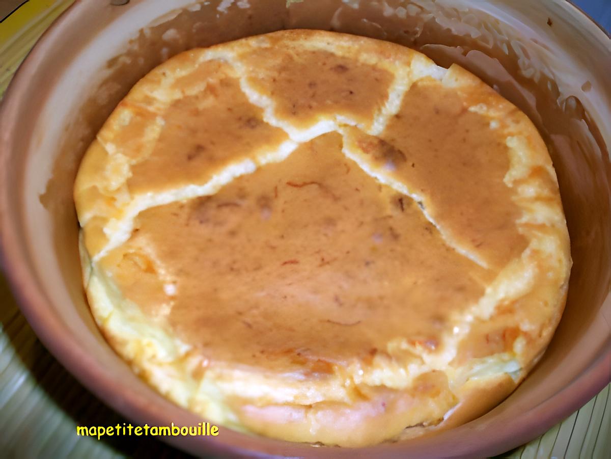 recette soufflé au fromage & crevettes