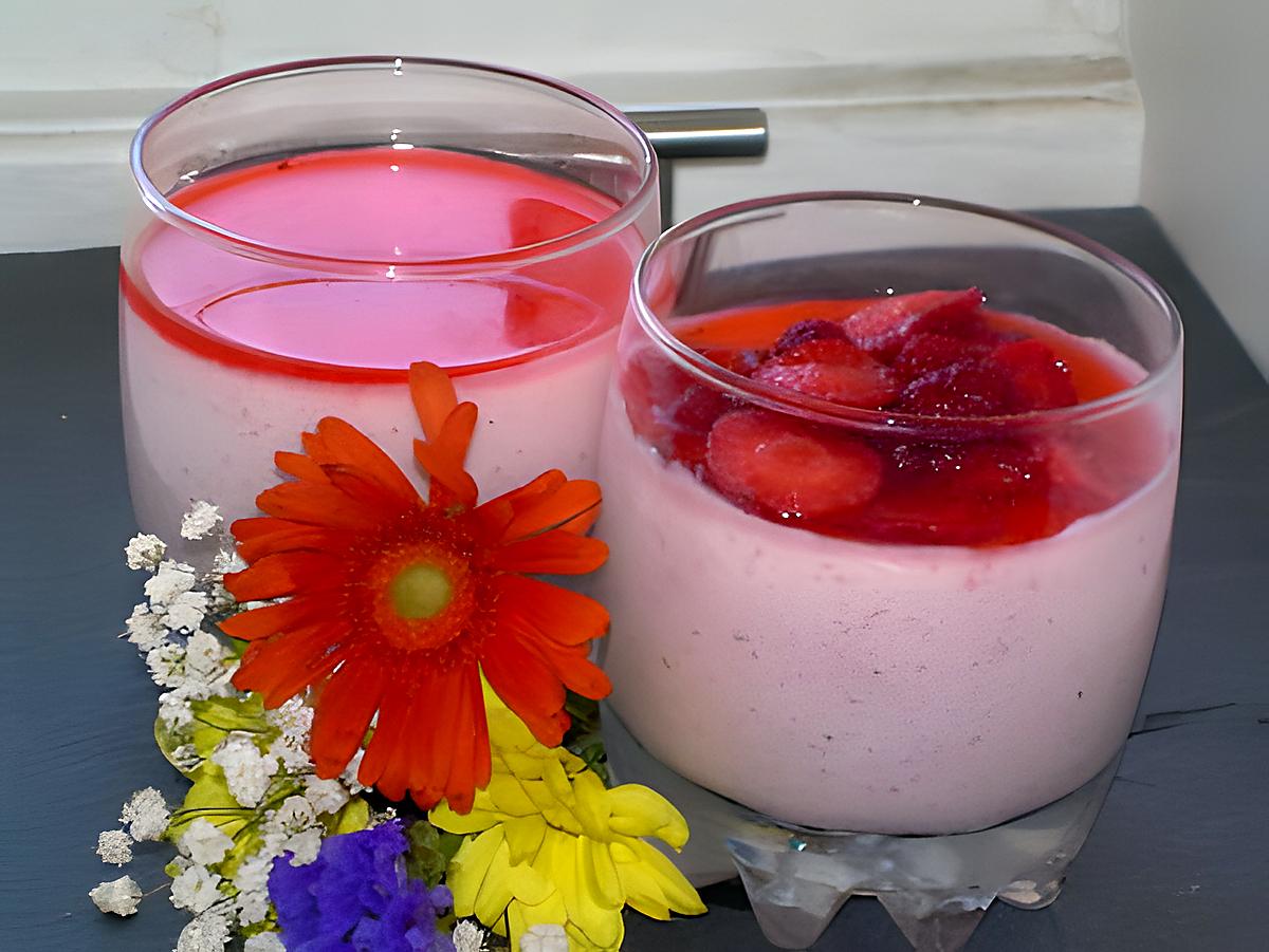 recette verrine aux fraises