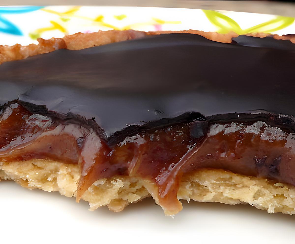 recette Tartelettes, caramel de cacahuètes et chocolat