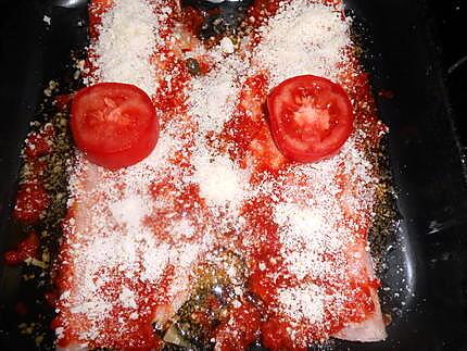 recette Jambon a la tomate gratiné