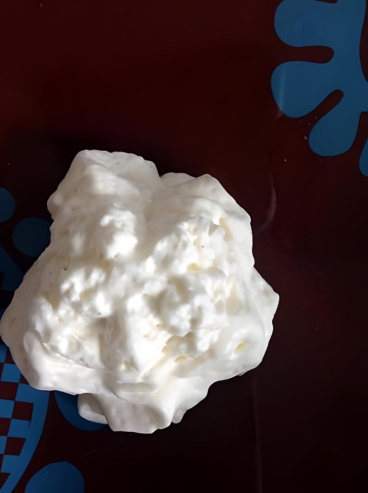 recette Chantilly de mozzarella