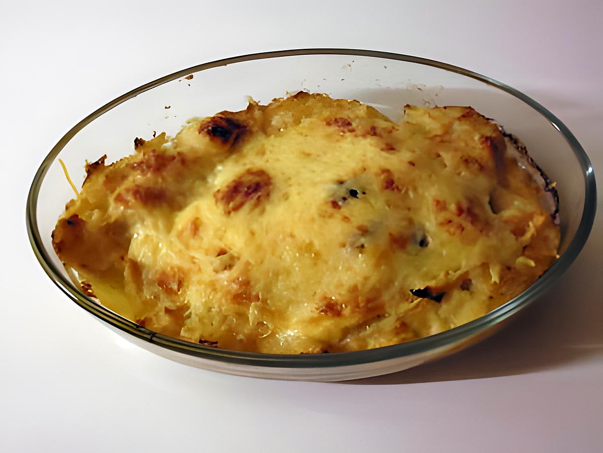 recette Gratin au chou-fleur, pommes de terre et fromage à raclette