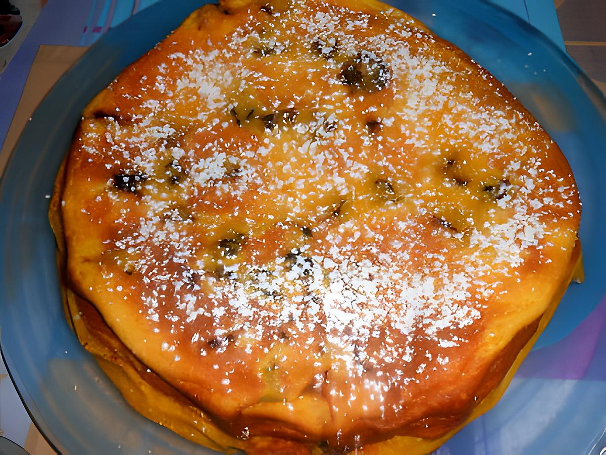 recette CLAFOUTIS  PERE  E  PRUGNE  (poires et pruneaux)