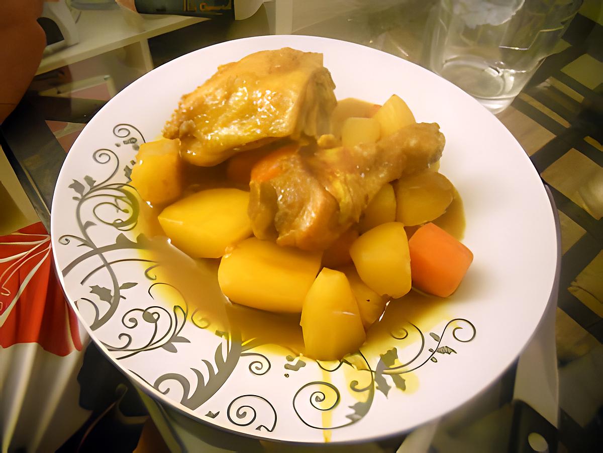 recette Tajine de poulet a la cocotte