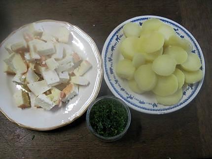 recette Clafoutis pommes de terre au Maroilles.