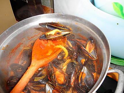 recette moules tomates curry