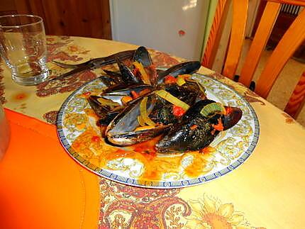 recette moules tomates curry