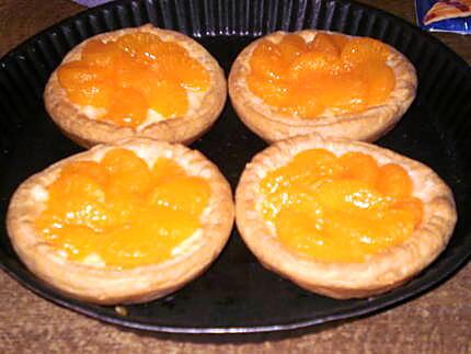 recette tartelette aux mandarines