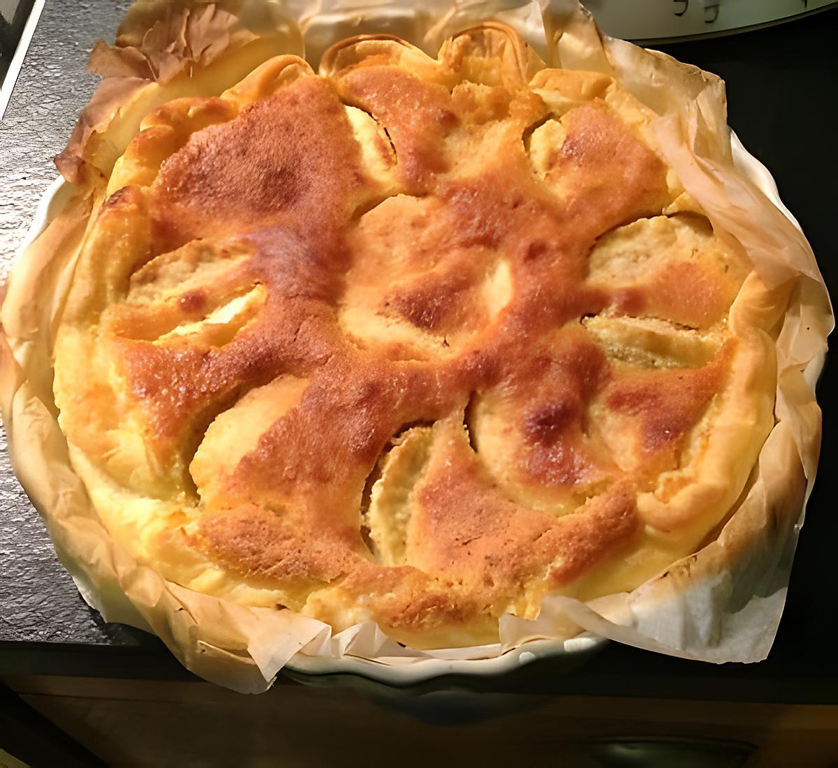 recette tarte amandine aux pommes