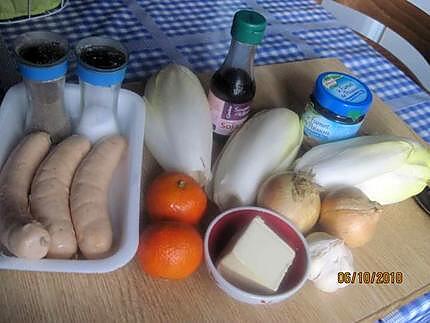 recette Boudin de saumon aux endives à l'étouffé. au WOK.