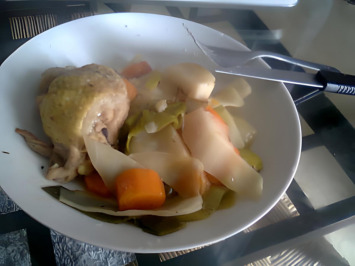 recette Poulet et légumes