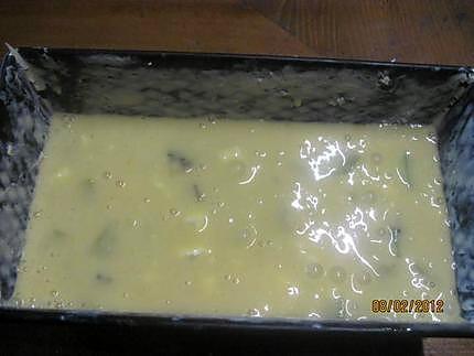 recette Cake au beurre et aux kiwis.