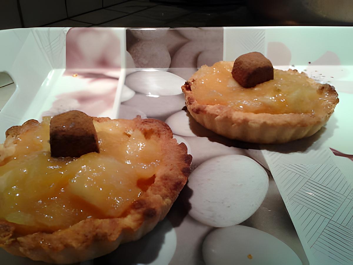 recette Tartelettes a la compotee de pommes