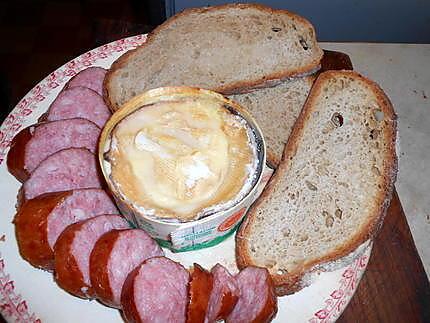 recette Fondue vacherin mont d or et saucisse de morteau