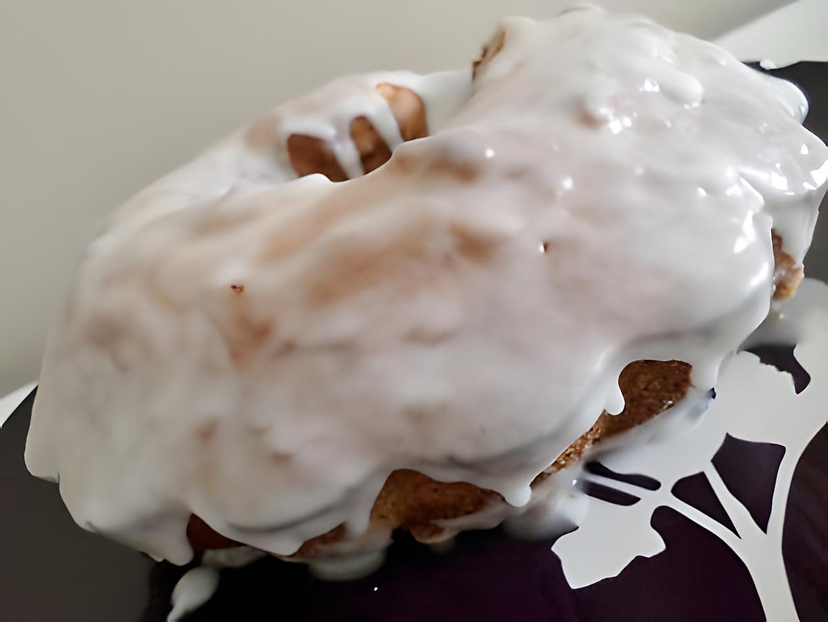 recette Couronne au yaourt et son glaçage fondant