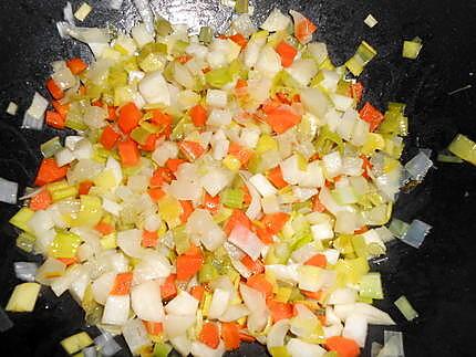 recette Soupe de légumes aux gésiers de volaille