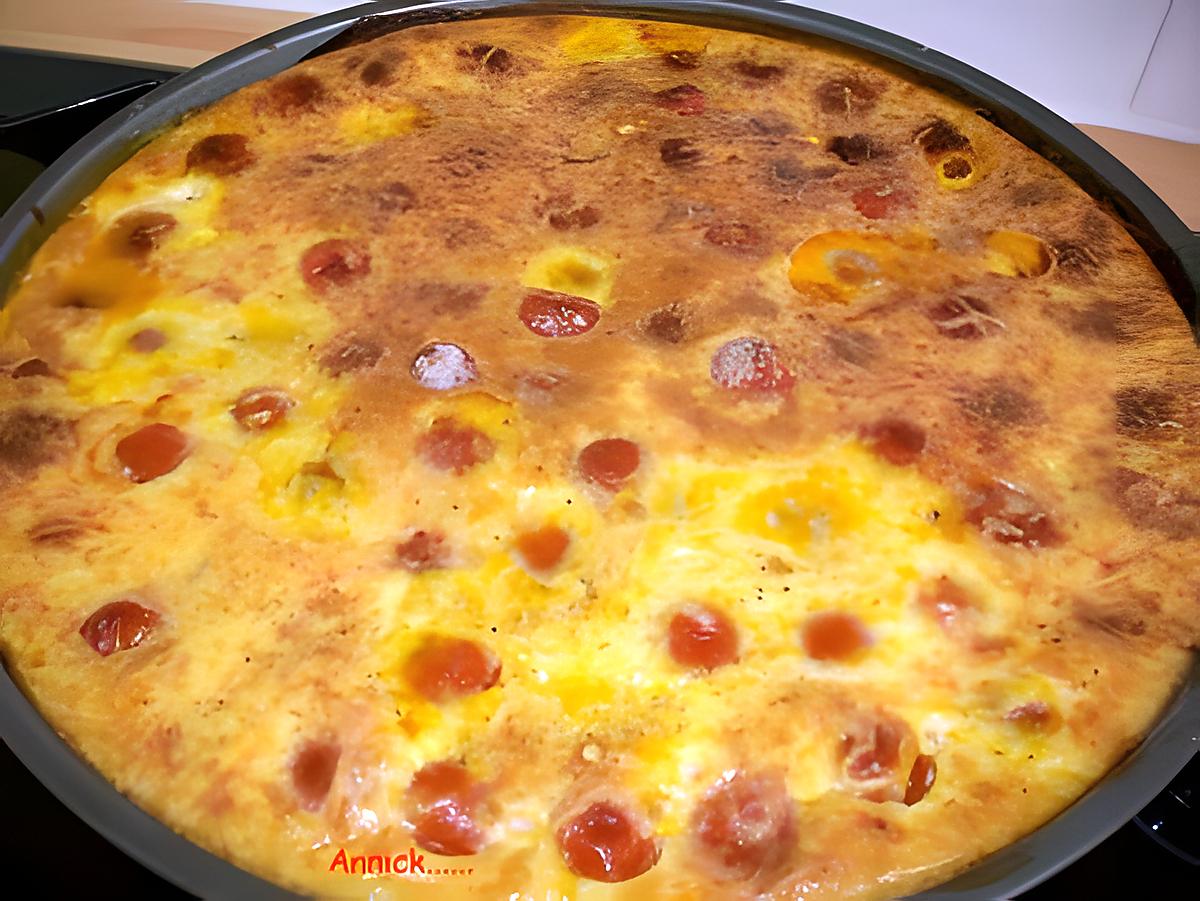 recette clafoutis aux tomates cerises