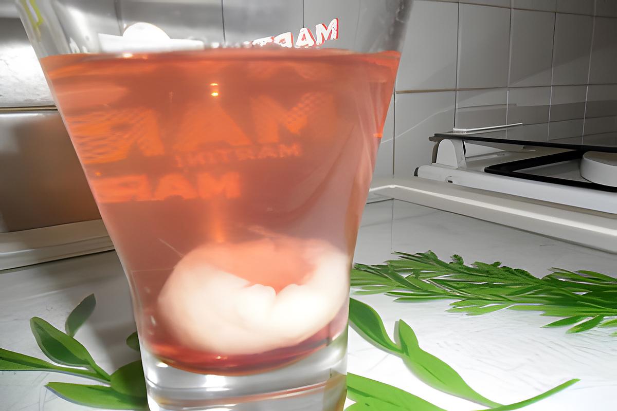 recette cocktail litchi