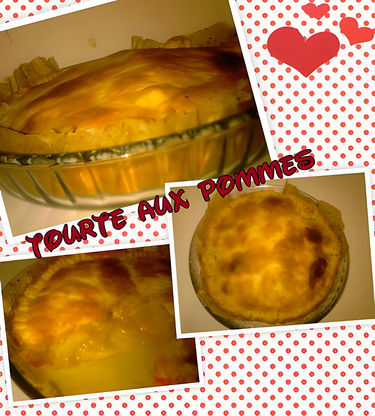 recette tourte aux pommes