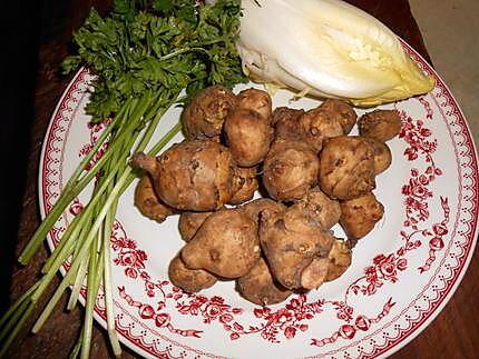 recette Salade de topinambours tiède