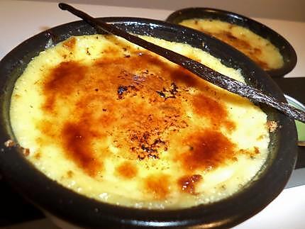 recette Créme brulée à la vanille