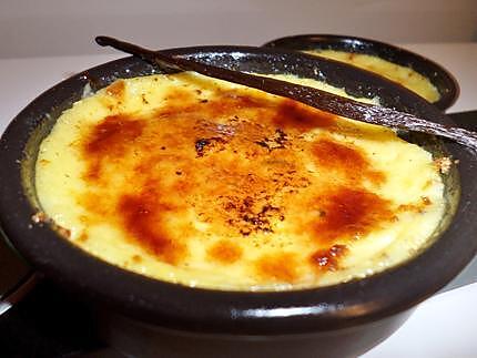 recette Créme brulée à la vanille