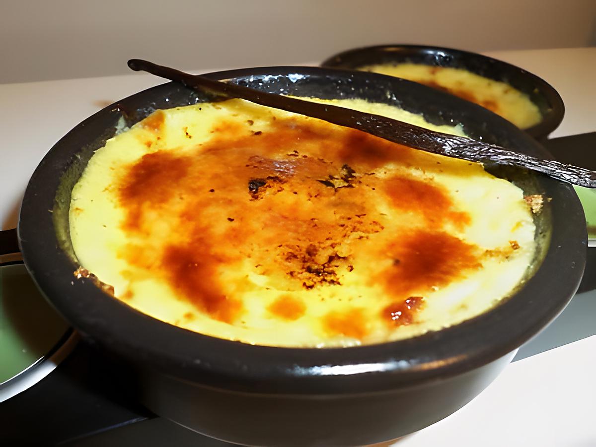 recette Créme brulée à la vanille