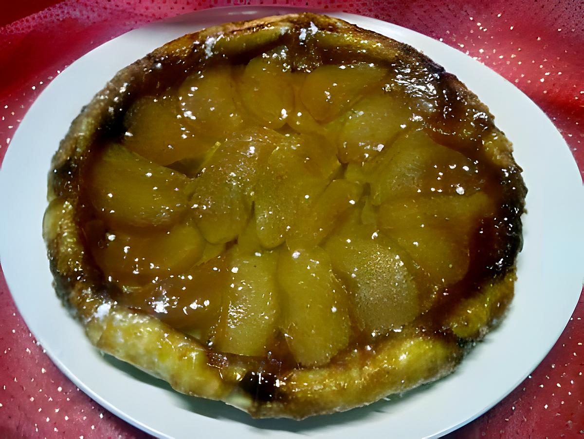 recette tatin aux pommes caramélisées.