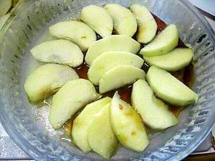 recette tatin aux pommes caramélisées.