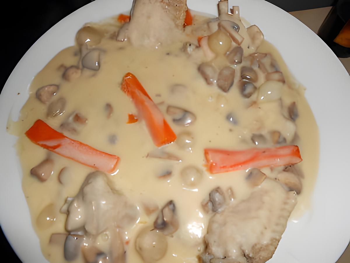 recette Blanquette de dinde