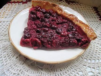 recette tarte aux griottes.