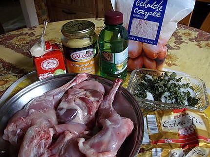 recette LAPIN a la moutarde ALELOR douce d alsace