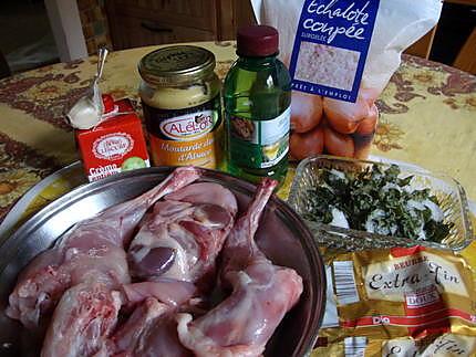 recette LAPIN a la moutarde ALELOR douce d alsace