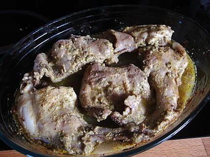 recette LAPIN a la moutarde ALELOR douce d alsace