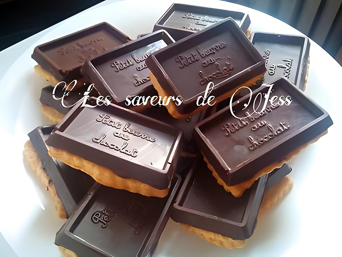 recette petit beurre au chocolat