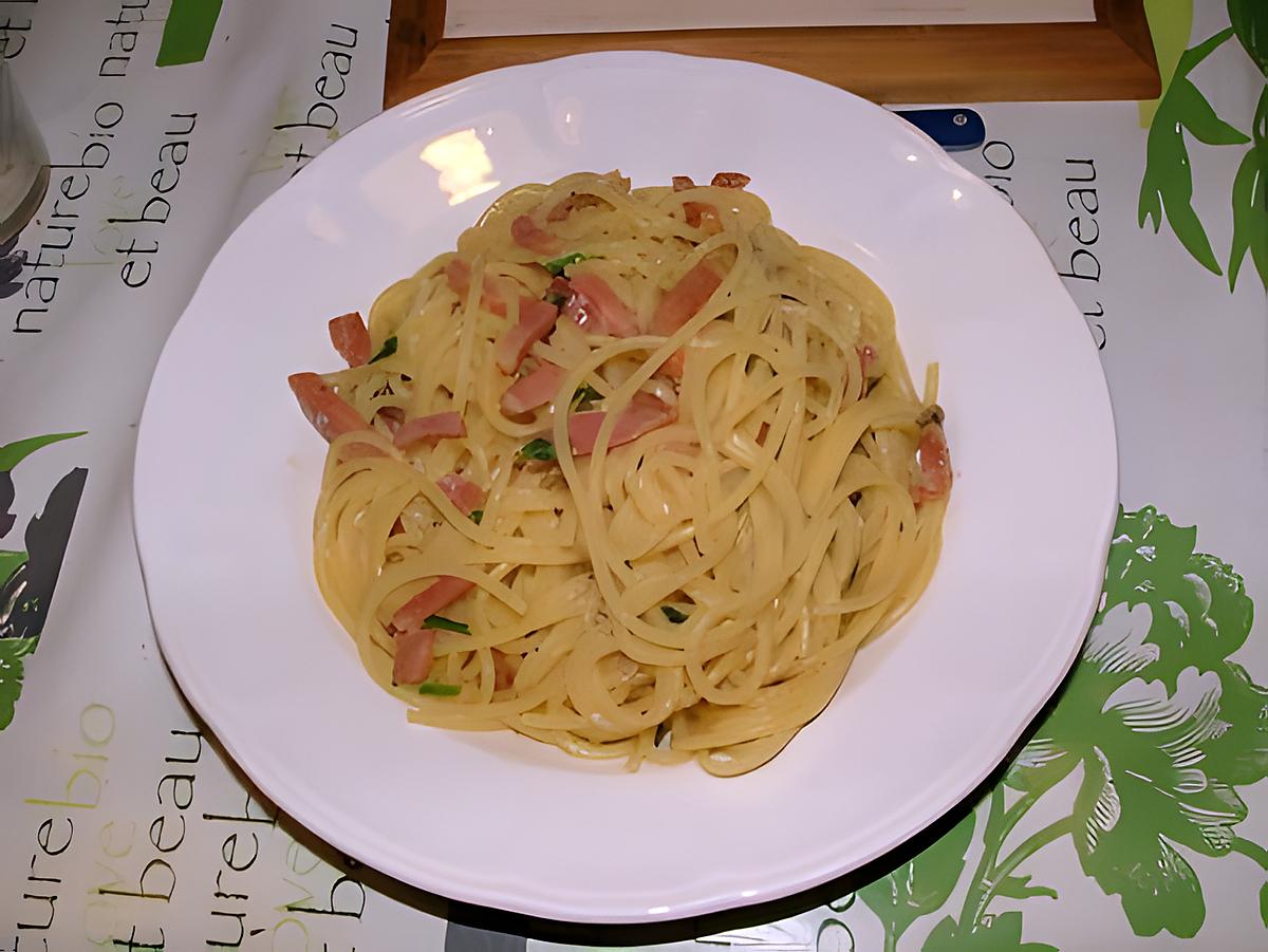 recette Spaghetti  carbonara di mia zia (spaghetti carbonara, recette de ma tante)