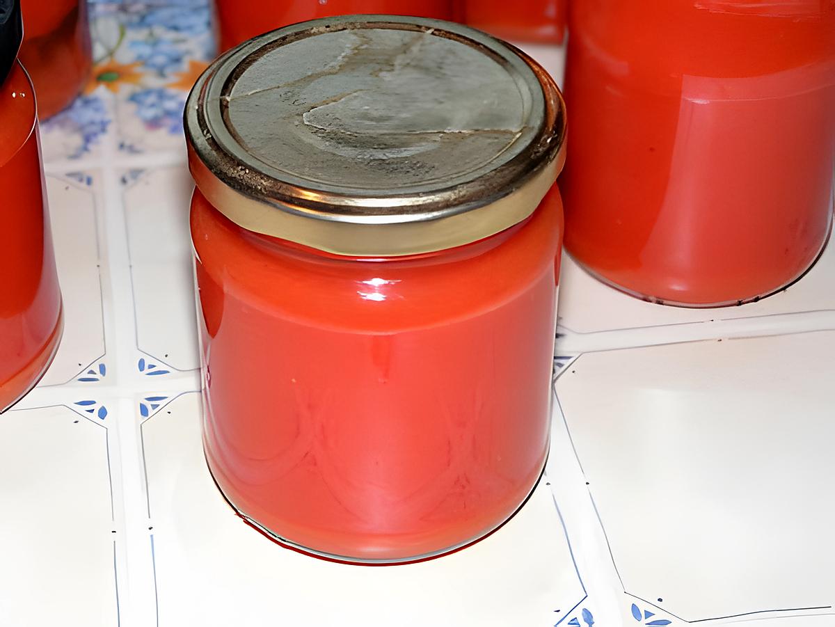 recette Coulis de tomate du jardin