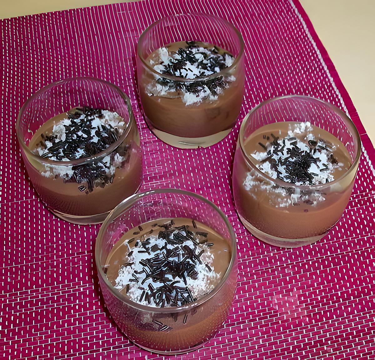 recette délicieuse mousse au chocolat très facile à faire