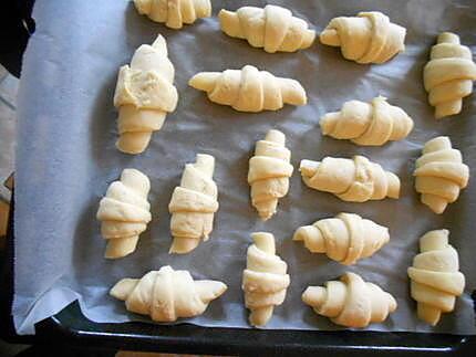 recette Croissants maison (premiers)