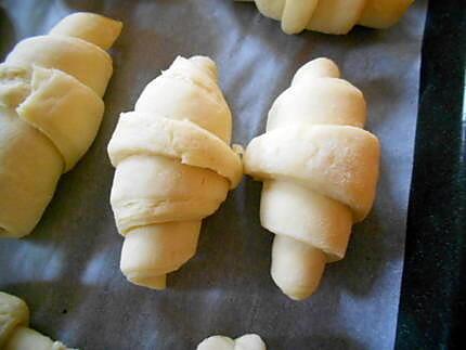 recette Croissants maison (premiers)