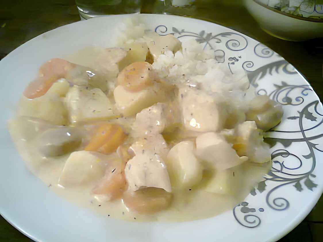 Recette de Blanquette de dinde par Notre am ur de cuisine