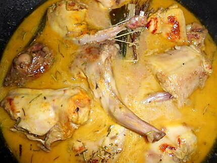 recette Lapin au vin doux