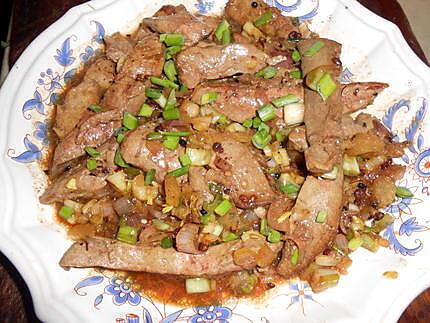 recette Foie d agneau au poivre de sechuan