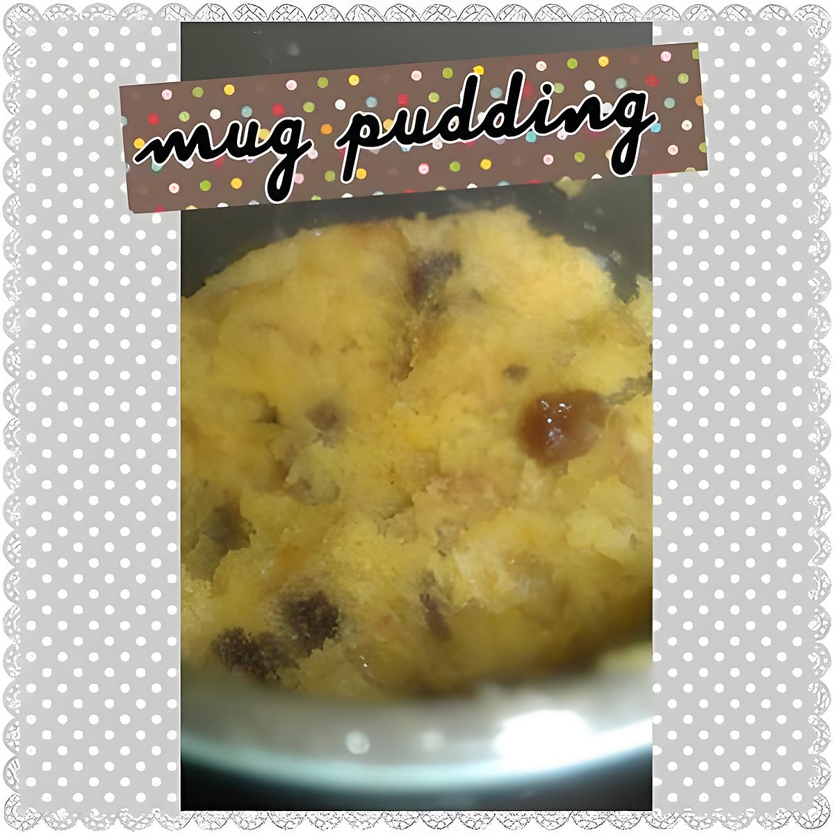 recette Mug pudding