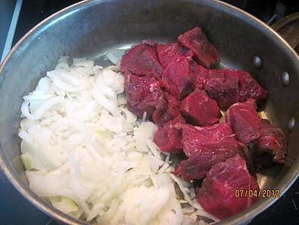 recette Bourguignon et son trio de légumes.