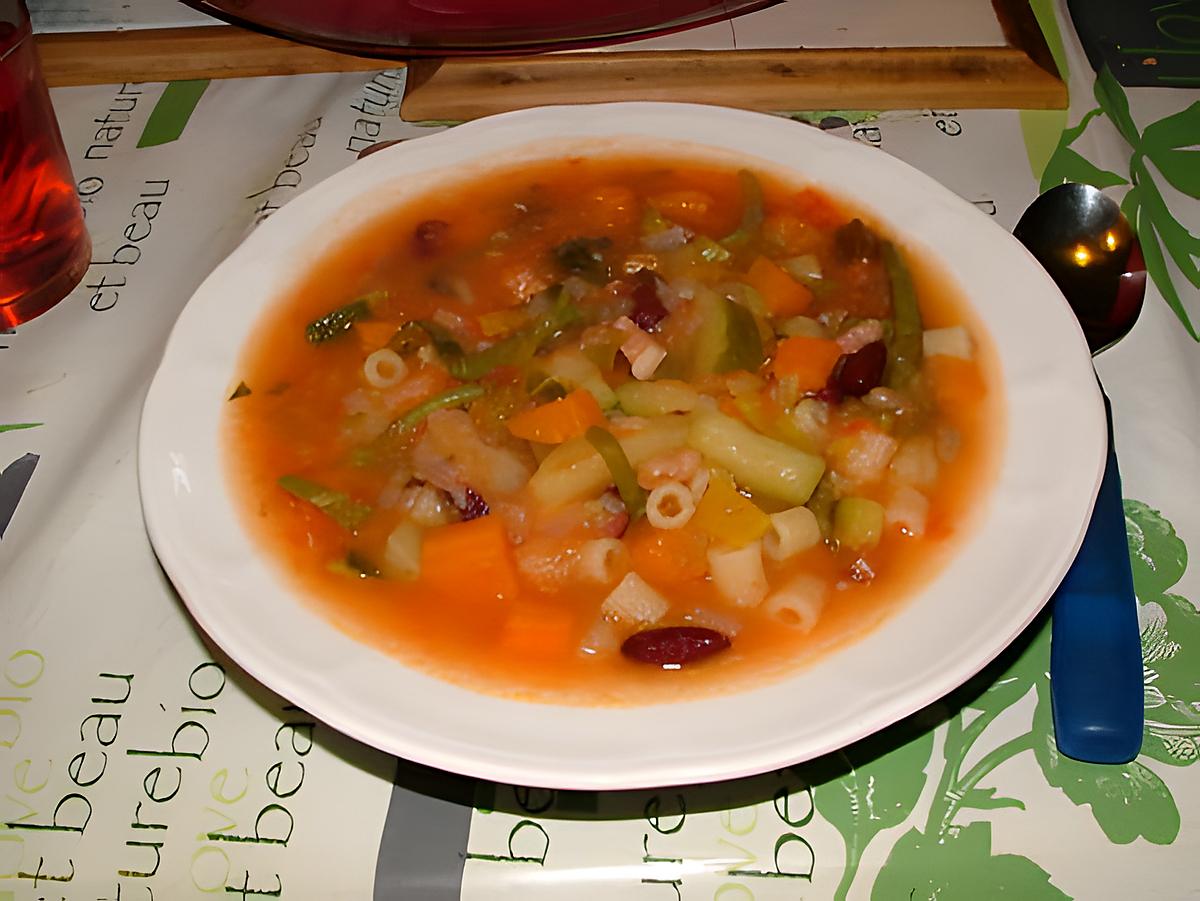 recette Minestrone della Mama