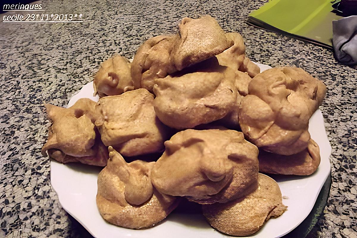 recette meringues au café