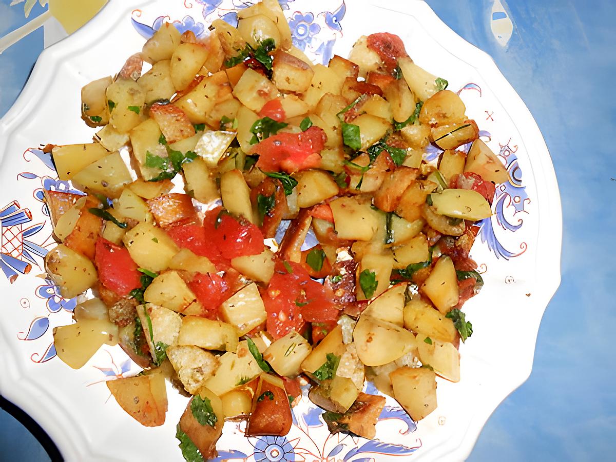 recette Pommes de terre sautées ail et piment