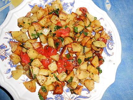 recette Pommes de terre sautées ail et piment